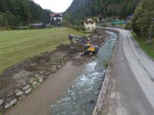 Mallnitzbach - Verbreiterung und Steinschlichtung